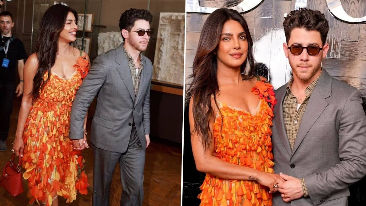 Priyanka Chopra Attends Dior Show At Haute Couture Week With Nick Jonas 