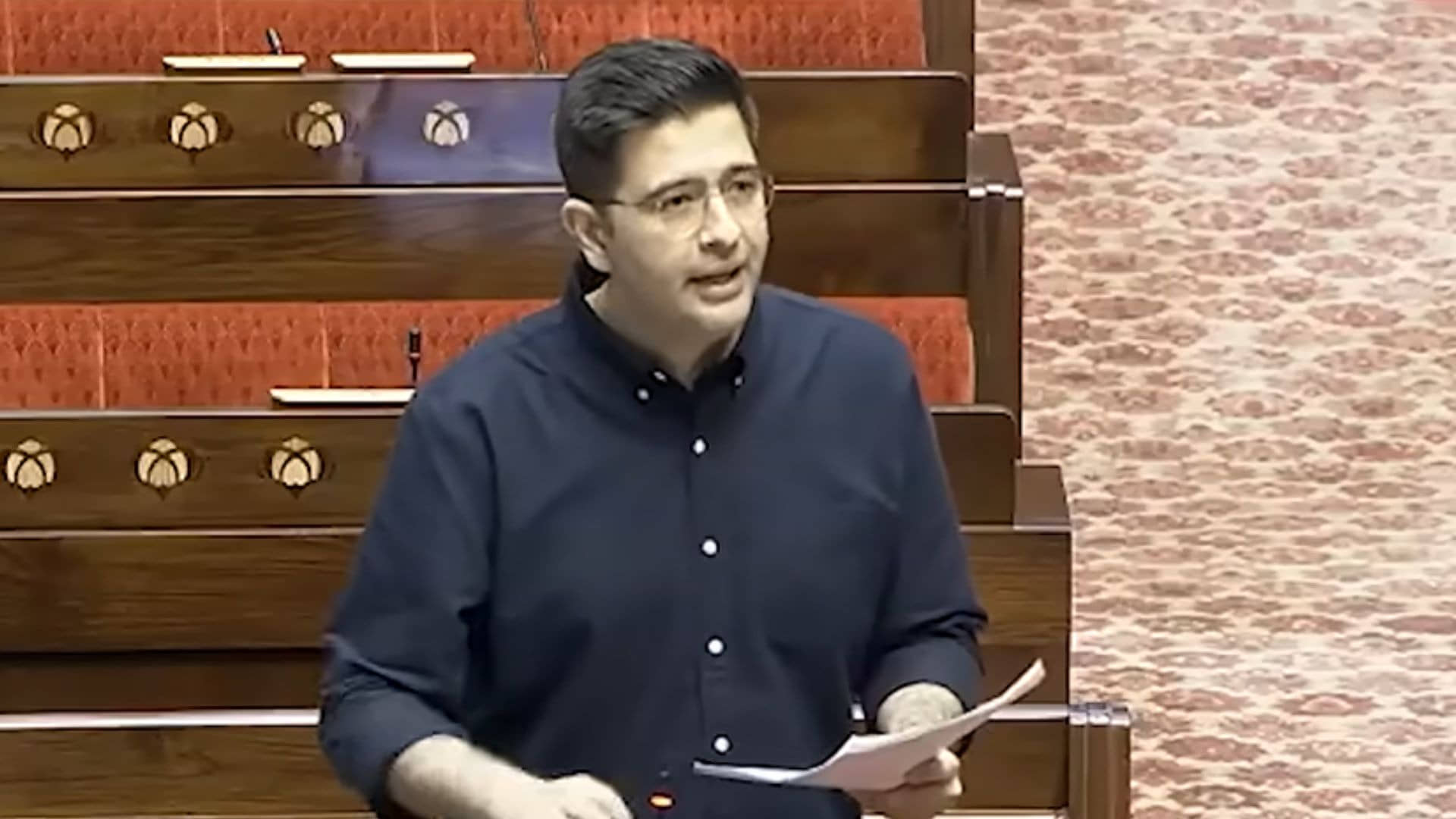 Raghav Chadha in Rajya Sabha