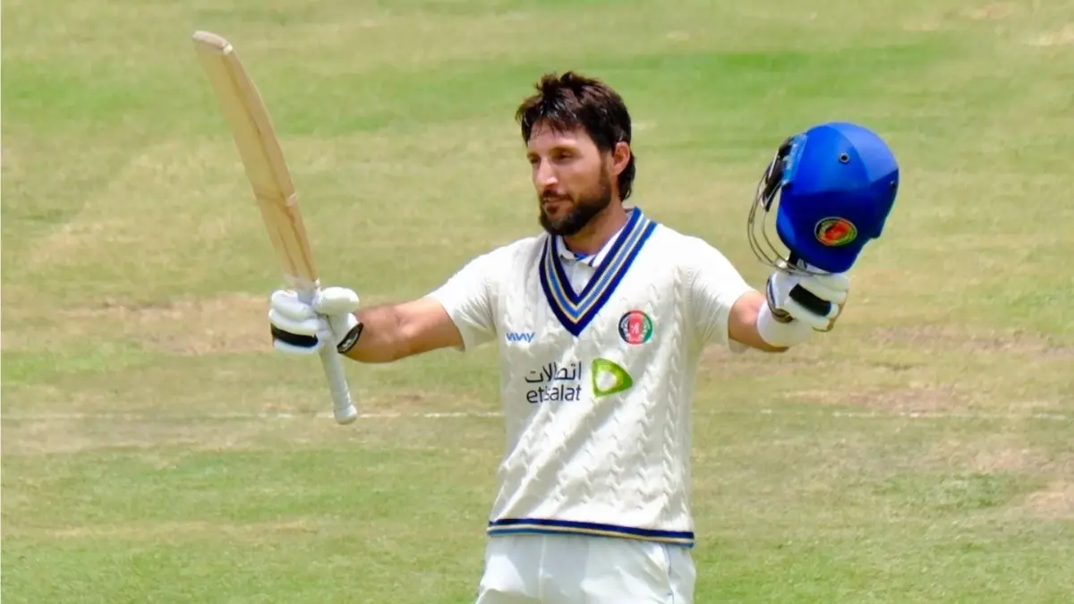 Rahmat Shah Set To Replace Hashmatullah Shahidi As Afghanistan's New Test And ODI Skipper Rahmat Shah celebrating after scoring century