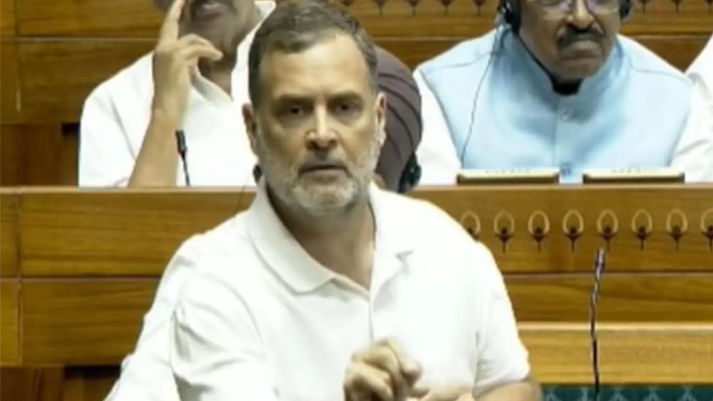 Rahul Gandhi in Parliament
