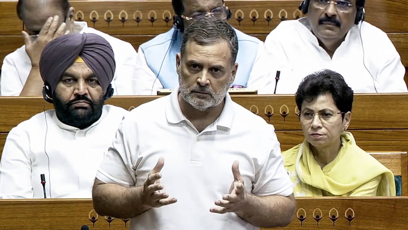 Rahul Gandhi in Parliament