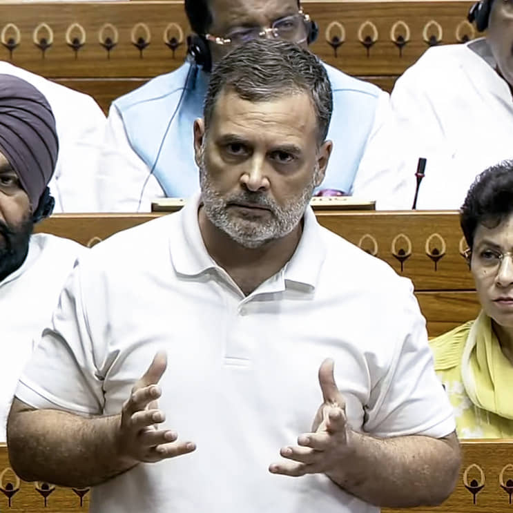 Rahul Gandhi in Parliament