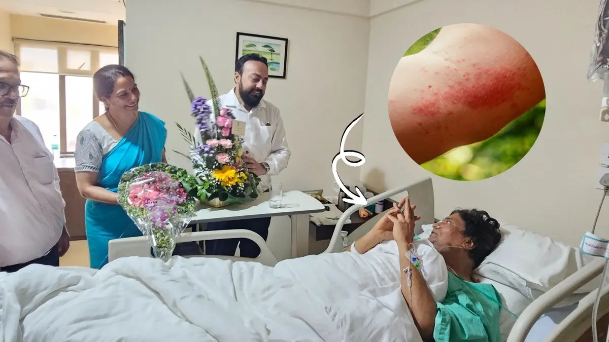 Rajesh Sharma's First Picture Surfaces After Hospitalisation Due To Insect Bite On Fauzi Set Rajesh Sharma is hospitalised in Kolkata due to an insect bite
