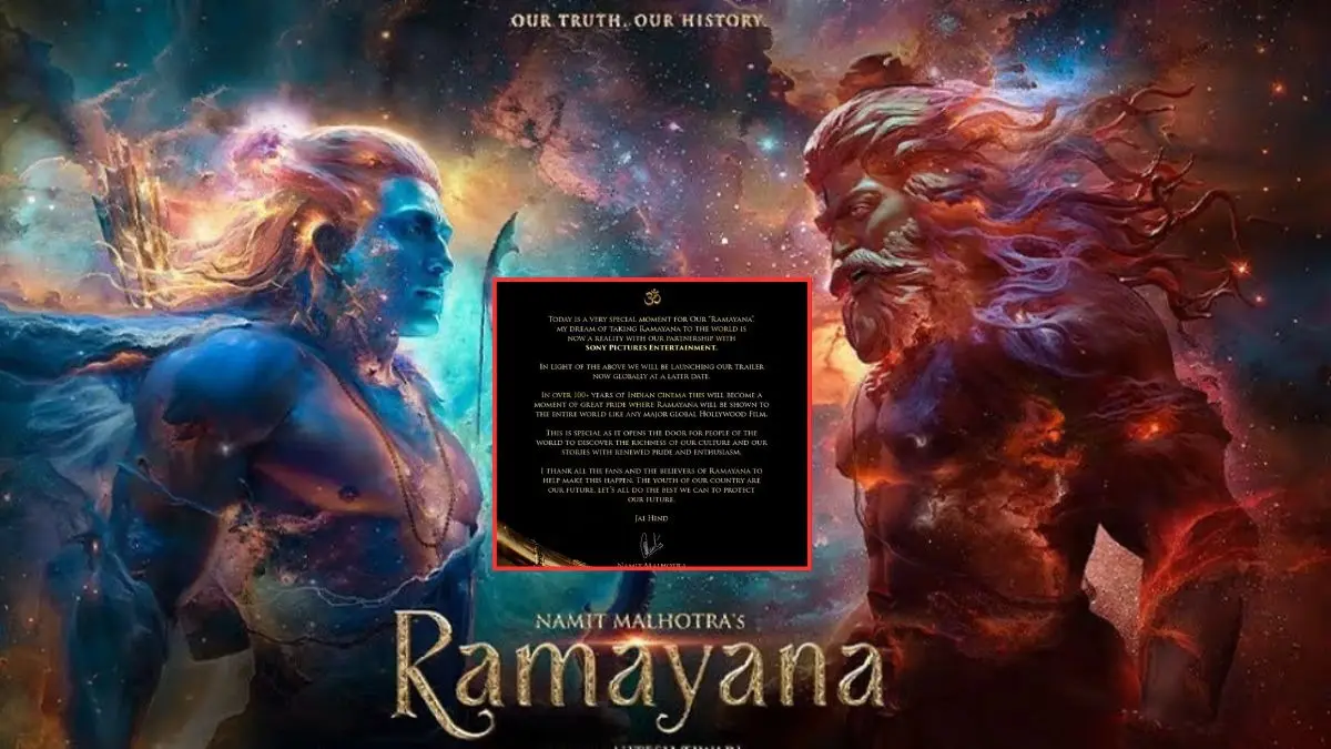 Ramayana: Ranbir Kapoor, Sai Pallavi, Yash Starrer Trailer Postponed Hours Before Release, Here's Why Ramayana Trailer Postponed