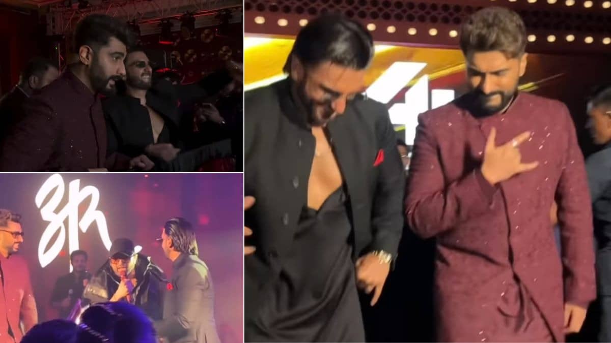 Ranveer Singh at Anshula Kapoor's wedding
