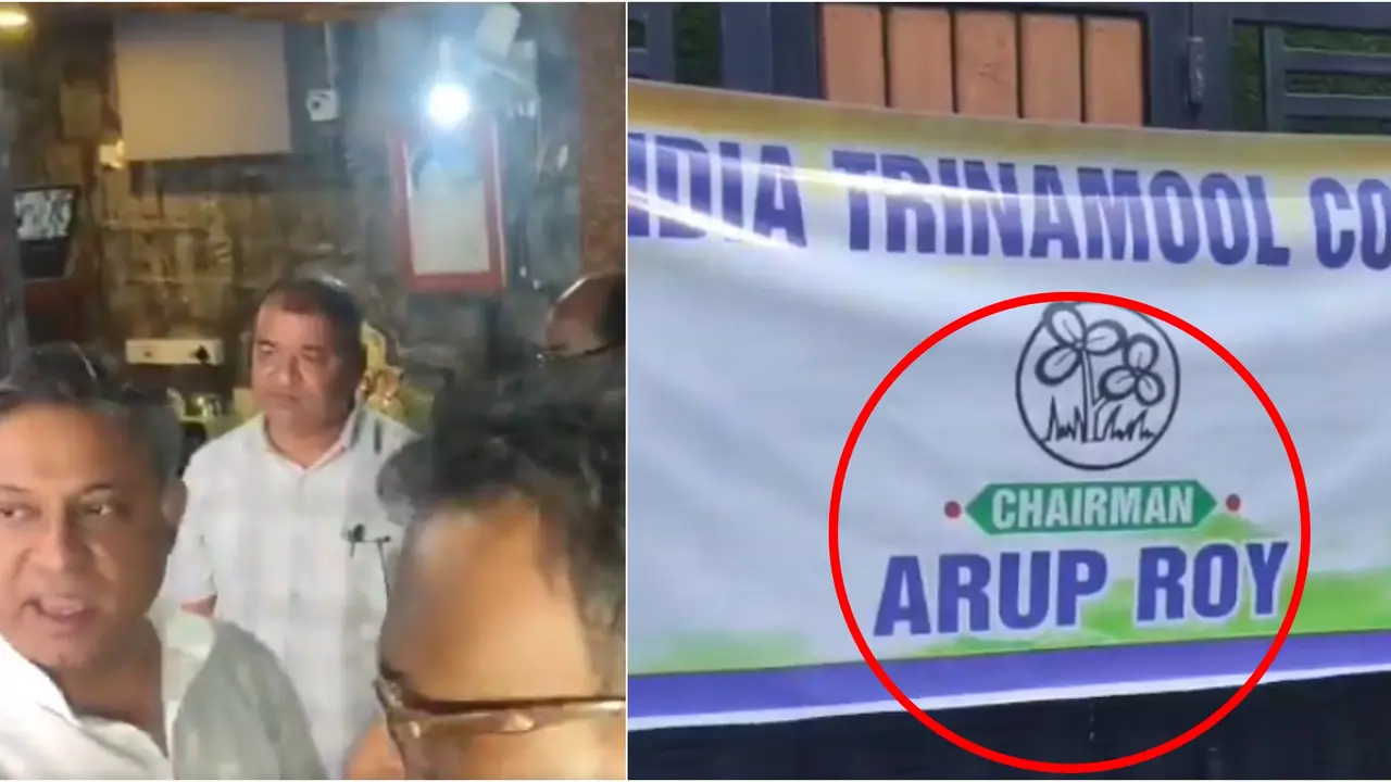 Ritabrata-Led Rebel TMC Leaders Seize Party Headquarters In Kolkata, Put Up Posters Sans Mamata Ritabrata-Led Rebel TMC Leaders Seize Party Headquarters In Kolkata, Put Up Posters Sans Mamata