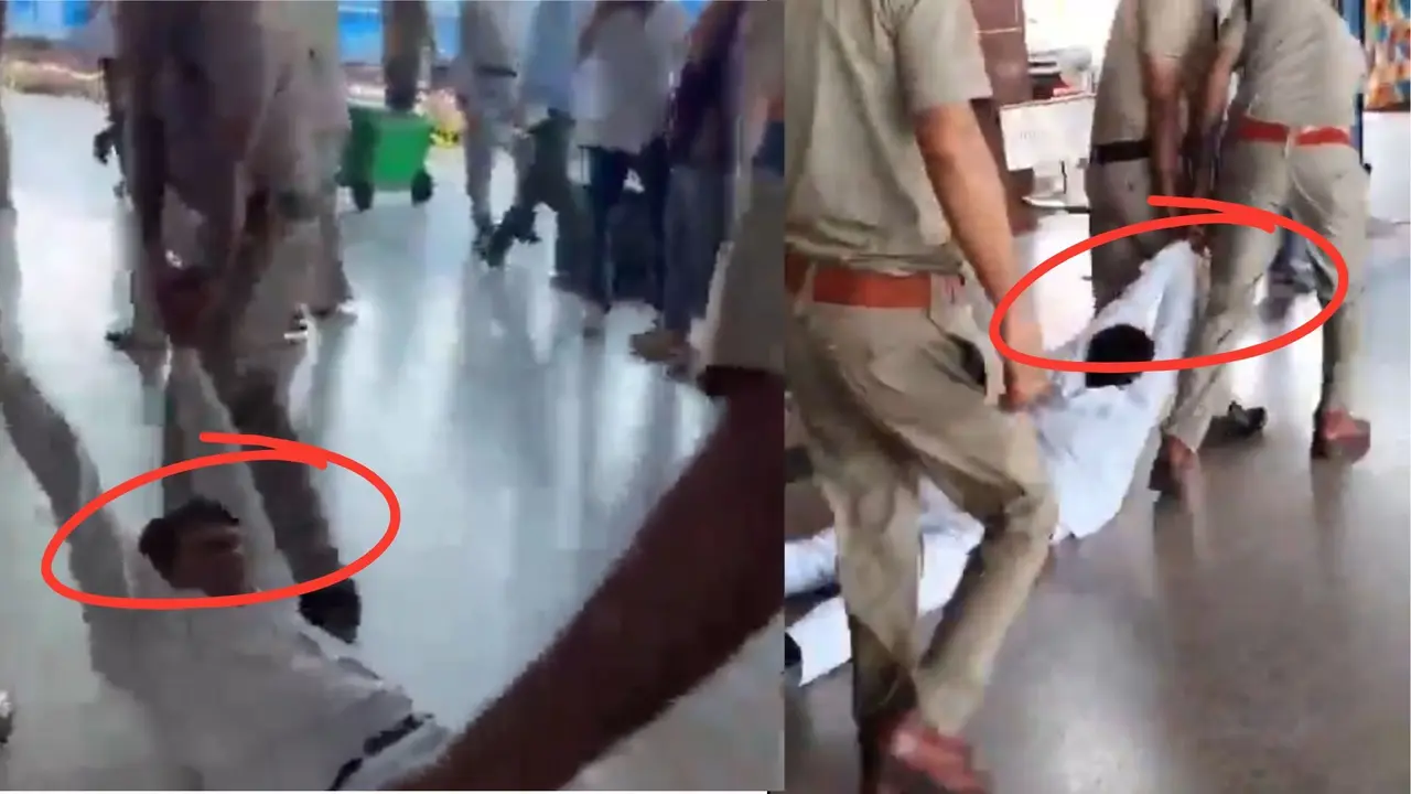 थप्पड़ मारे, हाथ-पैर पकड़कर 300 मीटर तक घसीटा... आगरा में RPF जवानों की 'हैवानियत', रेलवे के सीनियर अफसर के साथ बर्बरता की हदें पार; VIDEO RPF in Agra