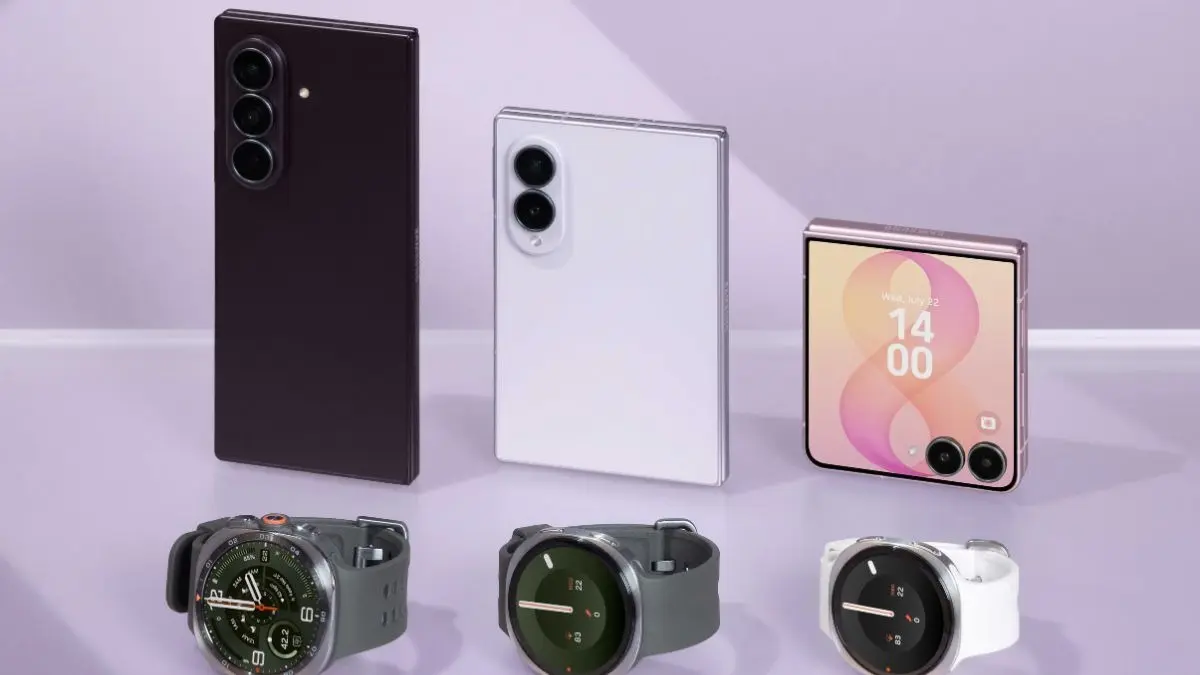 Samsung Galaxy Unpacked 2026 में Flip 8 के साथ लॉन्च हुए 2 नए फोल्ड फोन Galaxy Z Fold 8 और Fold 8 Ultra, स्मार्टवॉच भी हुई पेश, जानिए कीमत Samsung Galaxy Unpacked 2026 Galaxy Z Fold 8 Flip 8