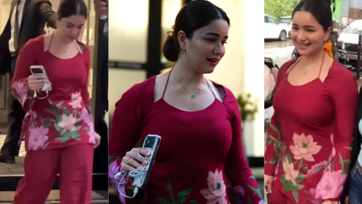 Sara Tendulkar: ना महंगे कपड़े, ना हैवी जूलरी, सादे सूट पहनें सारा तेंदुलकर का 'नेचुरल लुक' हुआ VIRAL VIDEO Sara Tendulkar