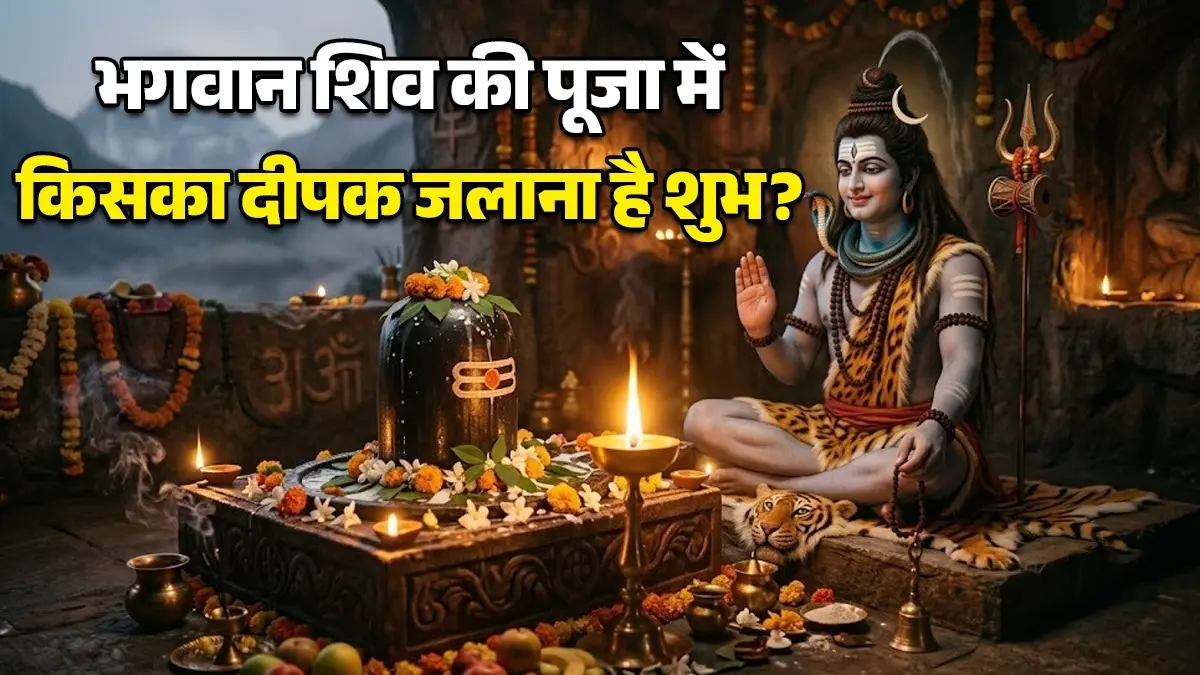 Sawan 2026: शिव पूजा में घी या तेल, किसका दीपक जलाना है शुभ? पढ़ें स्कंद पुराण के सही नियम; घर में आएगी सुख-समृद्धि Sawan 2026 skanda-purana-rules-for-lighting-diya-lord shiva puja niyam diya jalane ke niyam