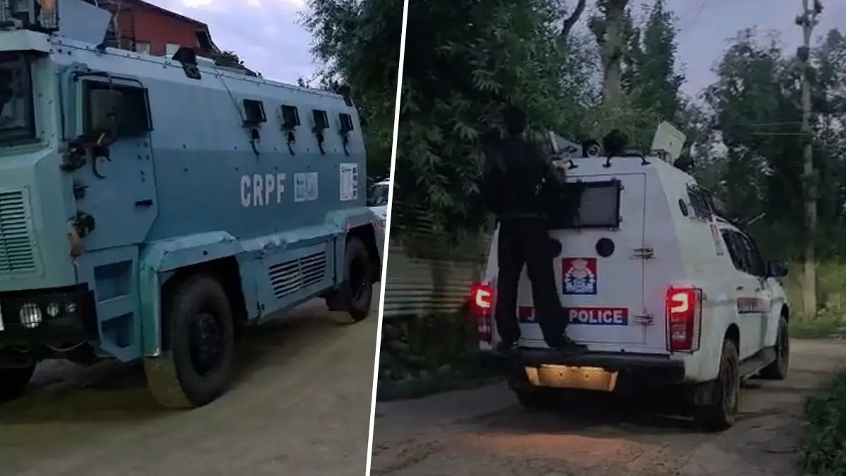 Security Forces Trap Suspected Terrorists in J&K's Shopian; Encounter Underway Security Forces Trap Suspected Terrorists in J&K's Shopian; Encounter Underway