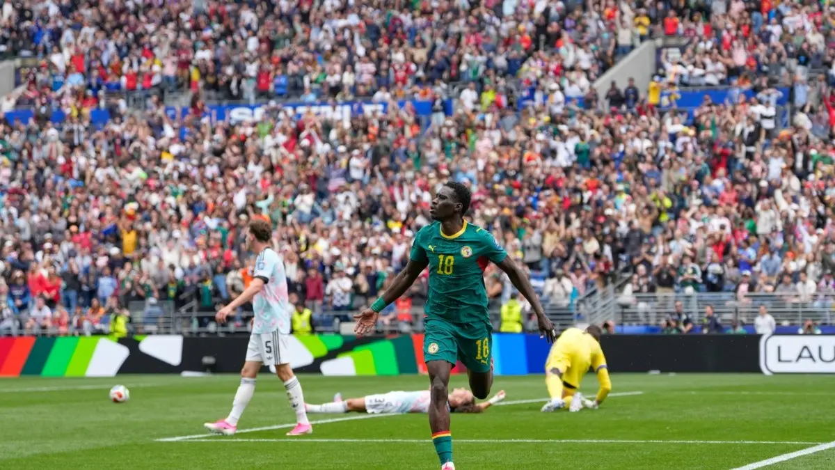 Despite Defeat To Belgium, Senegal's Ismaila Sarr Scripts History In FIFA World Cup 2026 Senegal's Ismaila Sarr celebrates after scoring against Belgium