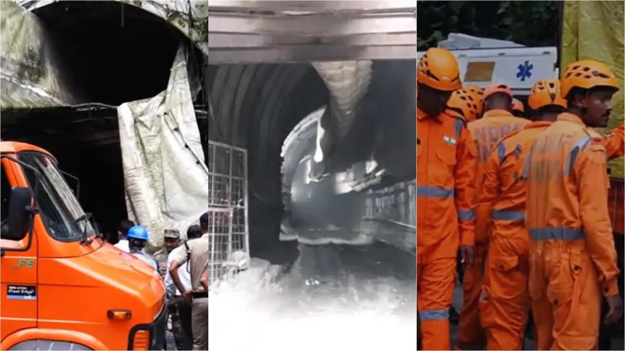 Sikkim Tunnel Collapse: सिक्किम में सुरंग ढहने से अब तक 7 मजदूरों की मौत, बाकी श्रमिकों को बचाने की कोशिश तेज; जहरीली गैस ने बढ़ाई मुश्किल Sikkim Tunnel Tragedy: Death Toll Rises to 7, Methane Gas Leak Hamper Ops as Rescue Teams Race to Reach Trapped Workers