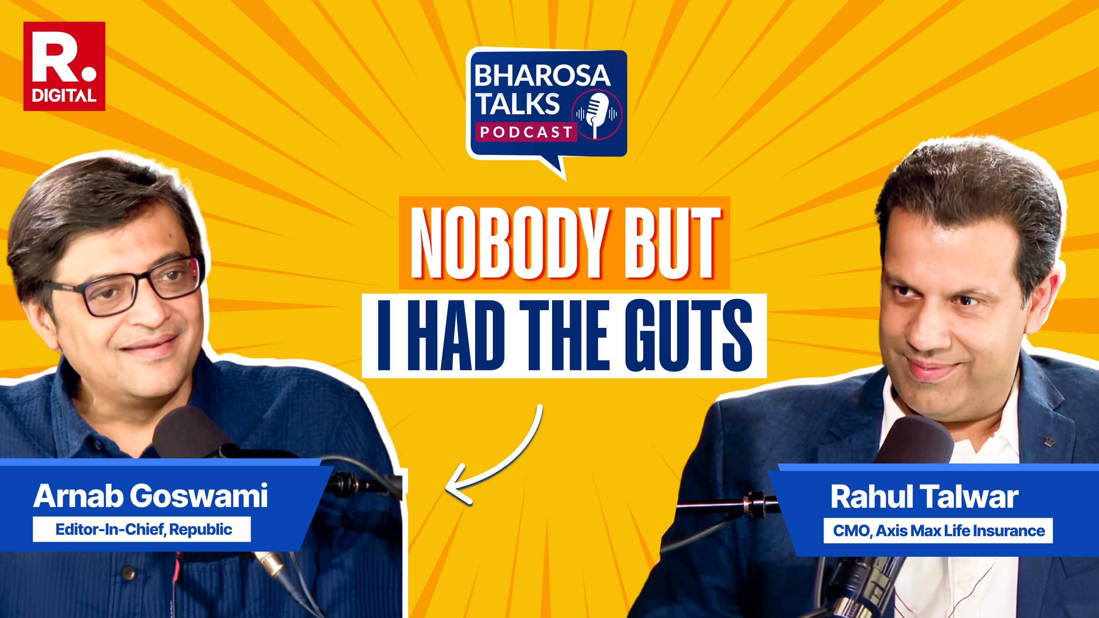 republicworld.com - Shruti Sneha - Simple Living, High Thinking': Arnab Opens Up on Nation First, Journalism and the Journey Behind Republic in Bharosa Talks Podcast