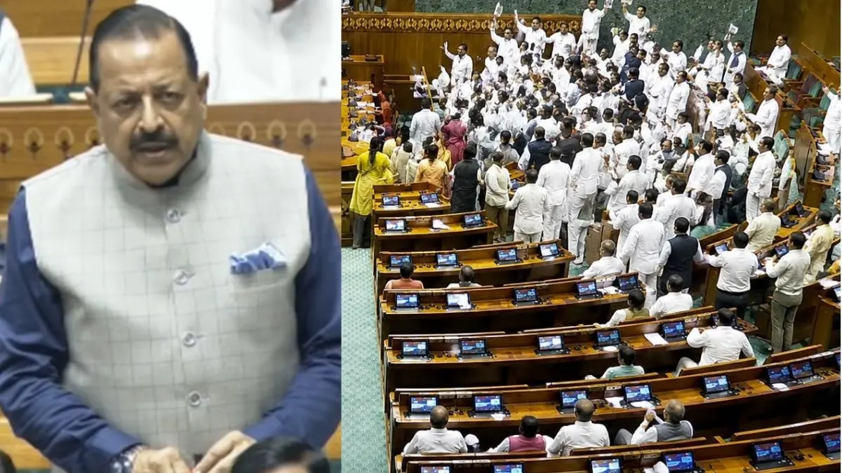 Sloganeering, Face-Offs: Govt Tables Anti-Paper Leak Bill in LS Amid Oppn Ruckus as Parliament Deadlock Continues Sloganeering, Face-Offs: Govt Tables Anti-Paper Leak Bill in LS Amid Oppn Ruckus as Parliament Deadlock Continues
