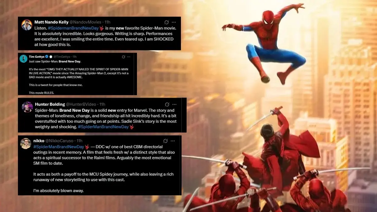 Spider-Man Brand New Day Early Reviews Out: Fans Call It 'Best Spidey Movie' As Sadie Sink Turns MVP In 'Loaded, Stylish' Actioner Spider-Man: Brand New Day releases in India on July 30