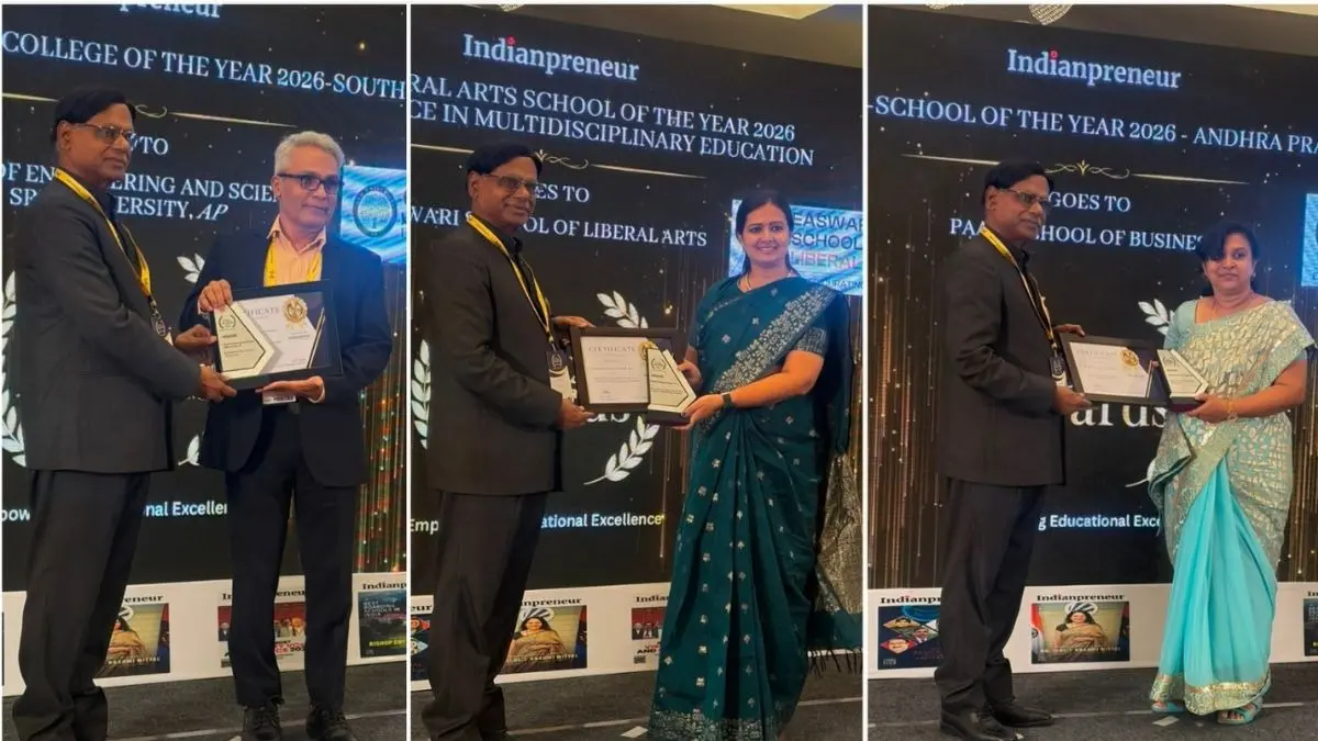 SRM University-AP Wins Three Prestigious EDex Awards 2026 for Academic Excellence SRM University-AP Wins Three Prestigious EDex Awards 2026 for Academic Excellence