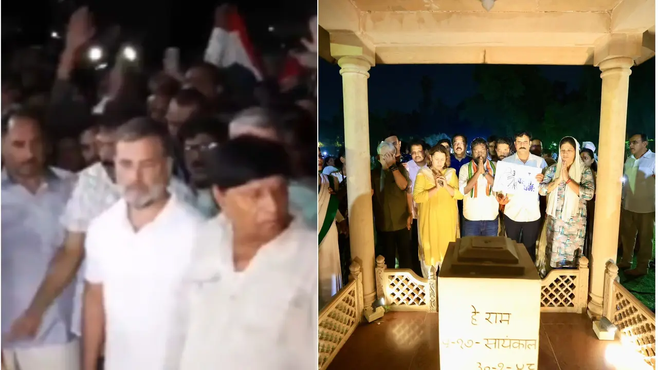 'Students Not Alone': Rahul Gandhi, Supriya Sule, Other INDIA Bloc MPs March To Gandhi Smriti, Pay Homage To NEET Victims 'Students Not Alone': Rahul Gandhi, Supriya Sule, Other INDIA Bloc MPs March To Gandhi Smriti, Pay Homage To NEET Victims