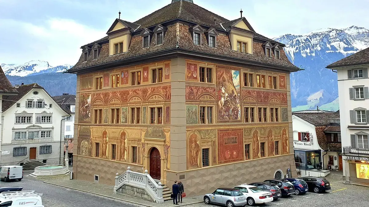 Swiss Town Hall Painted In 1891 Still Holds Its Colour, Inspiring New India-Germany Facade Partnership Swiss Town Hall Painted In 1891 Still Holds Its Colour, Inspiring New India-Germany Facade Partnership