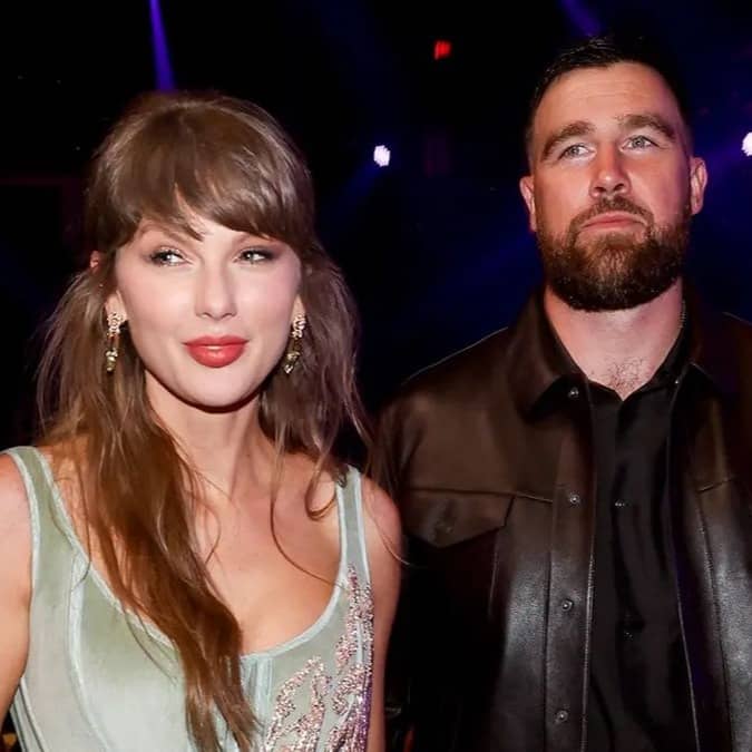 Taylor Swift and Travis Kelce wedding outfit