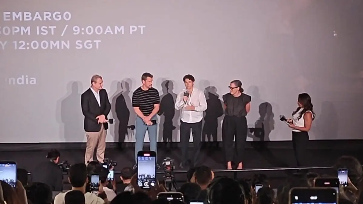 The Odyssey Mumbai Screening: Tom Holland Praises Indian Fans, Says "No One Brings An Energy As You Do Here' The Odyssey Mumbai Screening