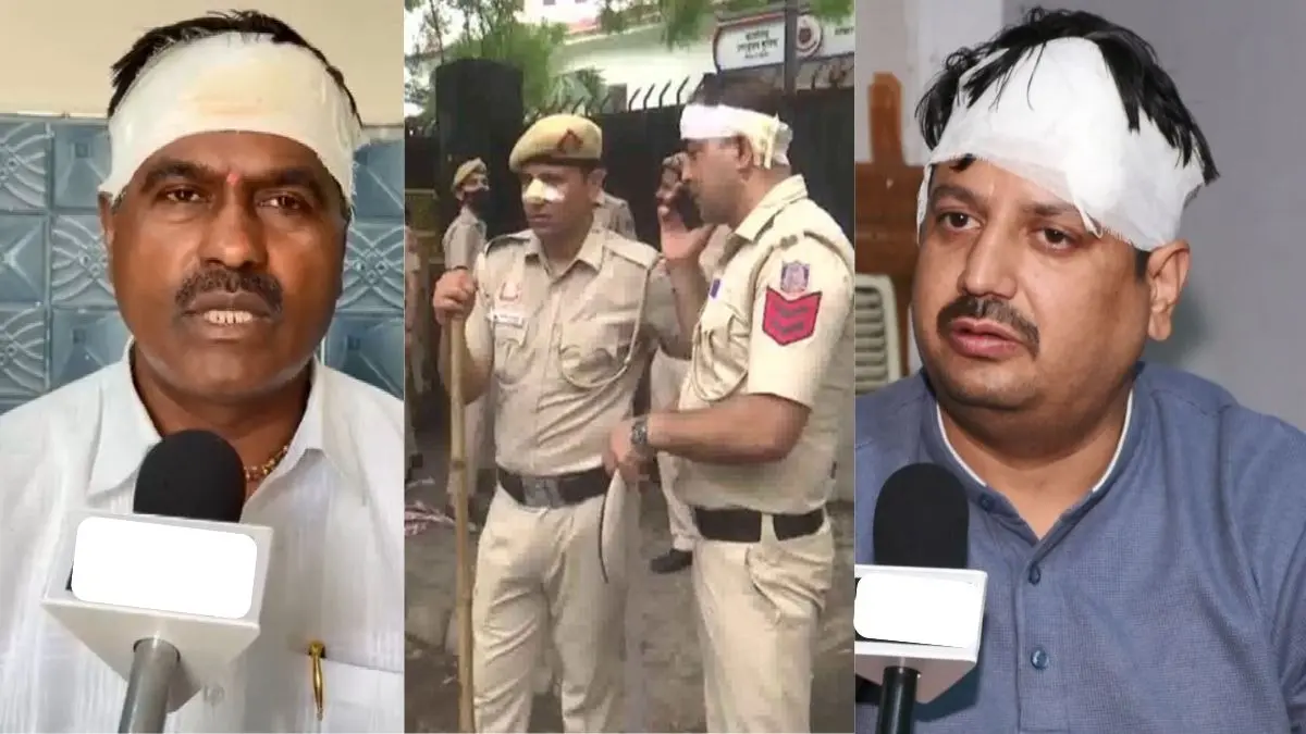 'मैं बैरिकेड्स की पहली लाइन पर था, 8000-10000 की भीड़ जमा हो गई, अचानक वे हिंसक हो गए...', घायल ASI ने बताई जंतर-मंतर पर उपद्रवियों की आंखों देखी They threw bricks and flower pots at us says injured Delhi Police ASI CJP Protest
