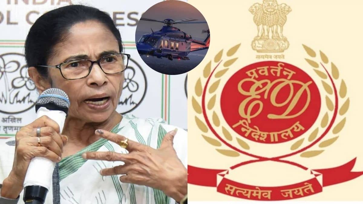 TMC Agusta helicopter ED Mamata Banerjee