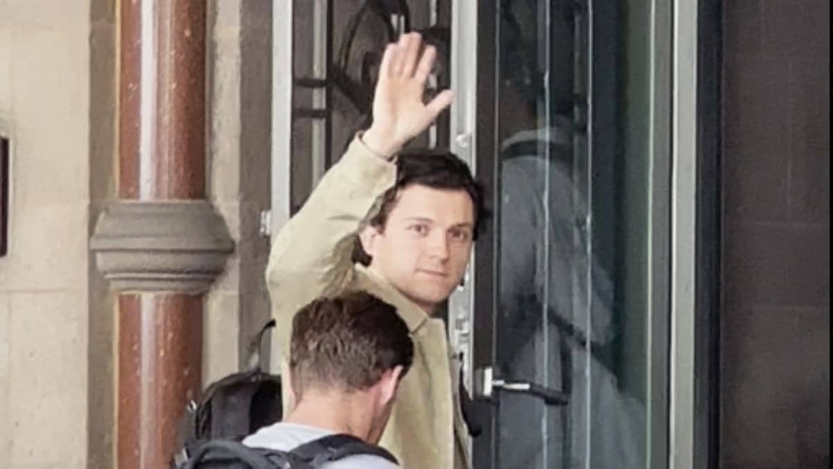 Tom Holland in Mumbai