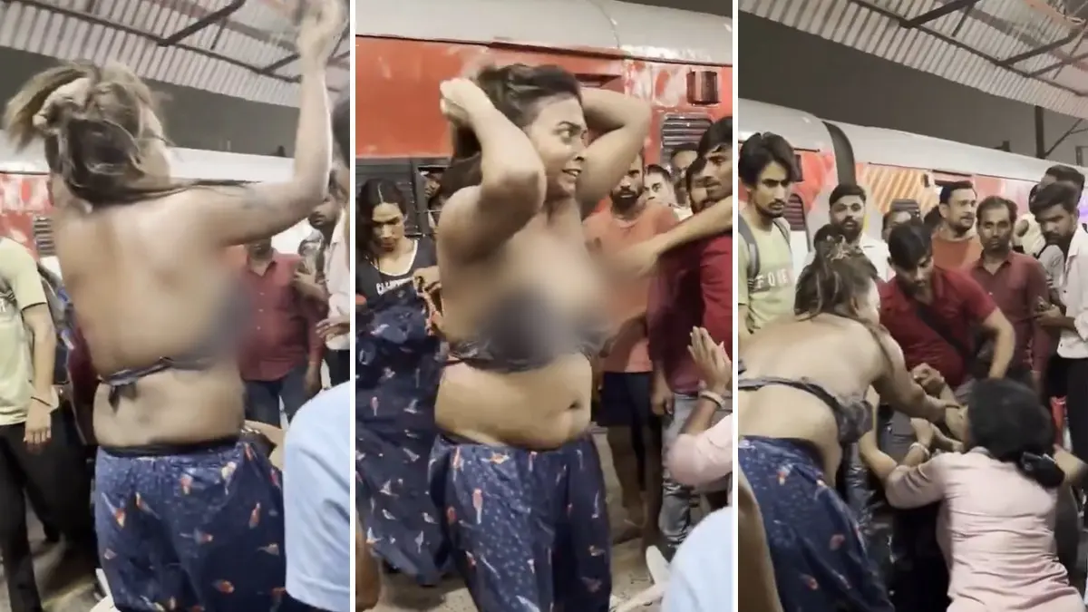 Transgender Group Assaults Family On Old Delhi Railway Station After Dispute Over Train Seats | VIDEO Transgender Group Assaults Family On Old Delhi Railway Station After Dispute Over Train Seats | VIDEO