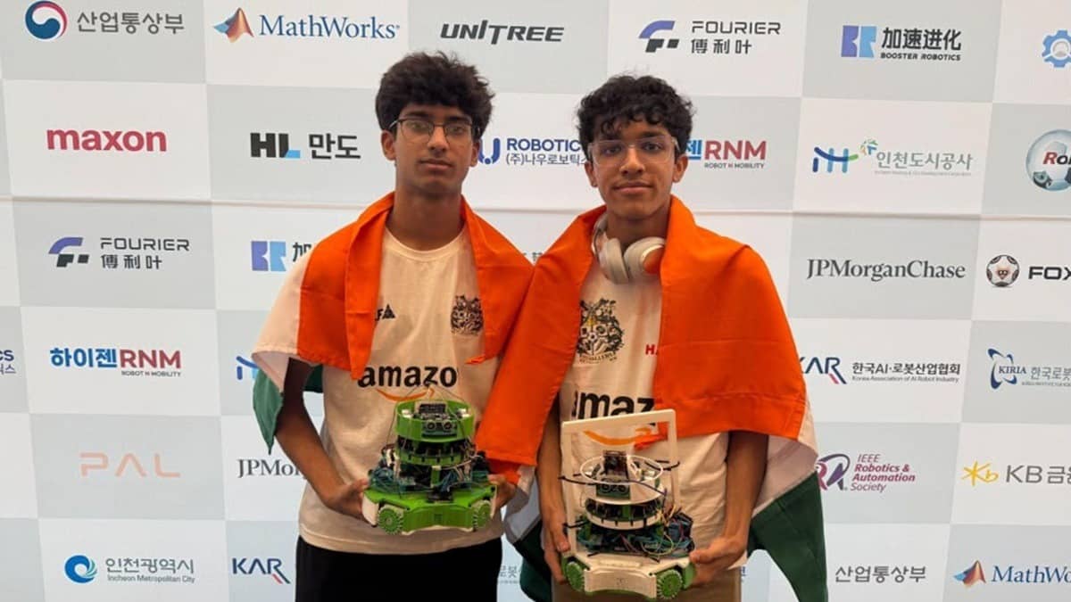 Two Students, Two Self-Built Robots, And A 9th-Place Finish At The Robot 'World Cup'