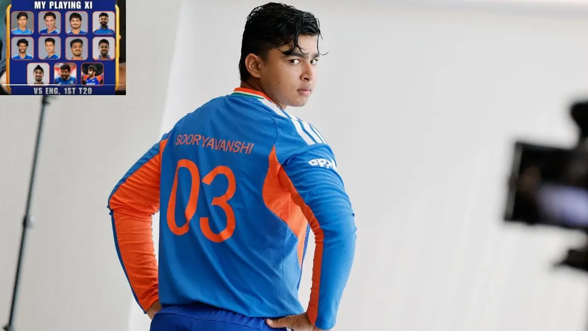 IND vs ENG: वैभव सूर्यवंशी IN, संजू सैमसन OUT! इस दिग्गज ने चुनी इंग्लैंड के खिलाफ पहले T20 की प्लेइंग 11 Vaibhav Sooryavanshi debut ind vs eng t20 india playing 11