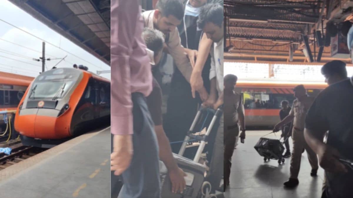 वंदे भारत ट्रेन से पहुंचा 'धड़कता दिल', VIDEO