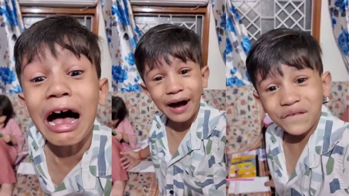VIRAL VIDEO: 'वाह रे समाज, बहन भाई को मुक्का मारे तो कोई बात नहीं माता रानी का रूप है, भाई मारे तो पापा की बेल्ट...', मासूम बच्चे का फूटा गुस्सा Viral Video