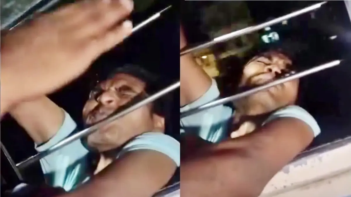 'हाथ टूट जाएगा भैया...' ट्रेन की खिड़की से मोबाइल पर झपट्टा मार रहा था चोर, तभी यात्रियों ने कसकर पकड़ा हाथ; फिर यूं सिखाया सबक- VIDEO Viral Video
