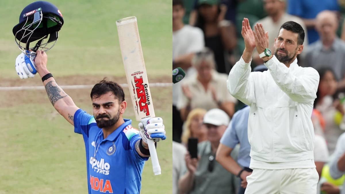 Virat Kohli and Novak Djokovic