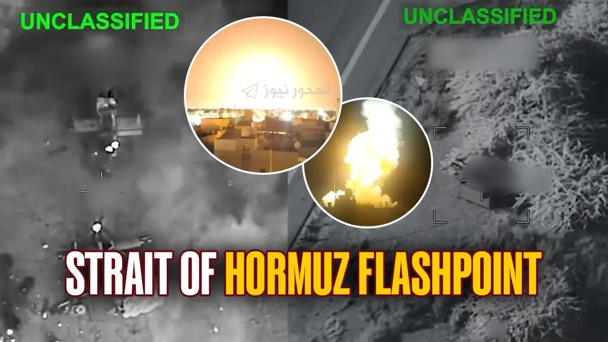 War Escalates in Middle East as Strait of Hormuz Tensions Intensify! Iran Targets Bahrain, Kuwait After Fresh US Airstrikes War Escalates in Middle East as Strait of Hormuz Tensions Intensify! Iran Targets Bahrain, Kuwait After Fresh US Airstrikes