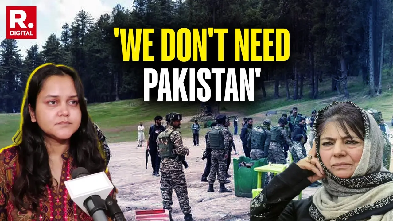 'We Don't Need Pakistan': Pahalgam Victim's Wife Rejects Mehbooba Mufti's Call For India-Pakistan Talks 'We Don't Need Pakistan': Pahalgam Victim's Wife Rejects Mehbooba Mufti's Call For India-Pakistan Talks