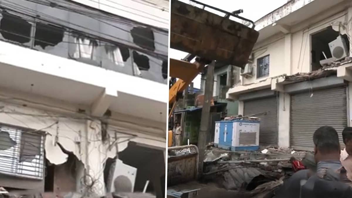 West Bengal: Bulldozers Raze TMC MP Abhishek Banerjee’s Amtala Office; Security Tightened 