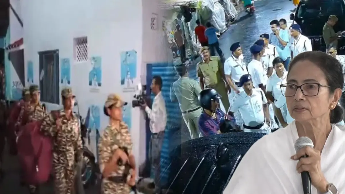 'So Many Police Posted?': Mamata Claims 'House Arrest' Amid Heavy Security Deployment Outside Her Residence Ahead Of Baruipur Visit X