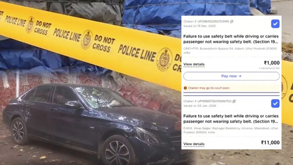 '9 Pending Challans, No Insurance': Another VIP Treatment? Mercedes Driver Granted Bail Hours After Killing Biker In Jahangirpuri X