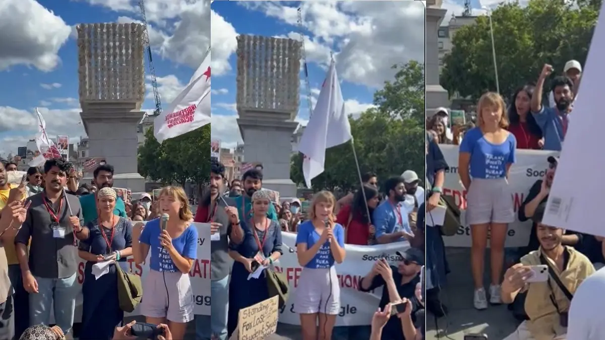 Global Toolkit At Work? Greta Thunberg Joins CJP Protest At London Demonstration, Says It 'Gave Us Hope' X