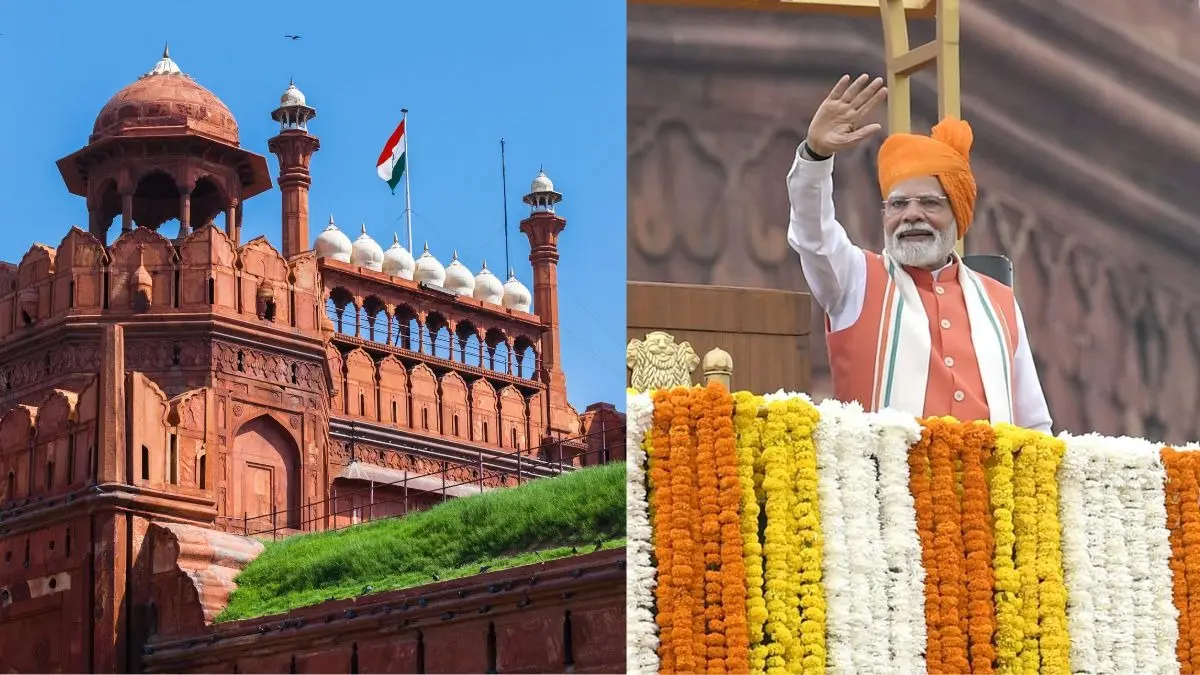 21 तोपों की सलामी, 5000 मेहमानों के सामने 'वंदे मातरम्' की गूंज... लाल किले की प्राचीर से PM मोदी के झंडा फहराने वाले कार्यक्रम में क्या-क्या होगा? 21 तोपों की सलामी, 5000 मेहमानों के सामने 'वंदे मातरम्' की गूंज... लाल किले की प्राचीर से PM मोदी के झंडा फहराने वाले कार्यक्रम में क्या-क्या होगा?