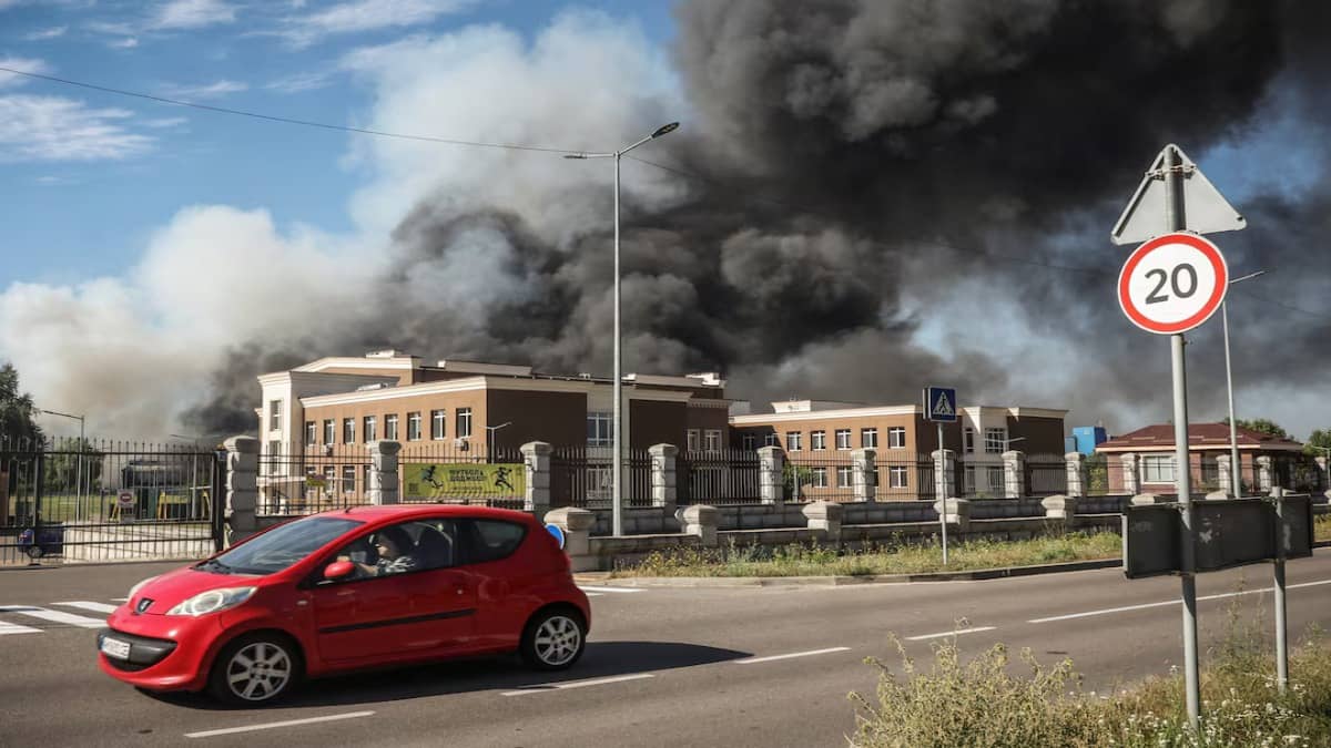 27 Killed, Dozens Injured After Russian Drone Strike Triggers Massive Warehouse Explosion Near Kyiv