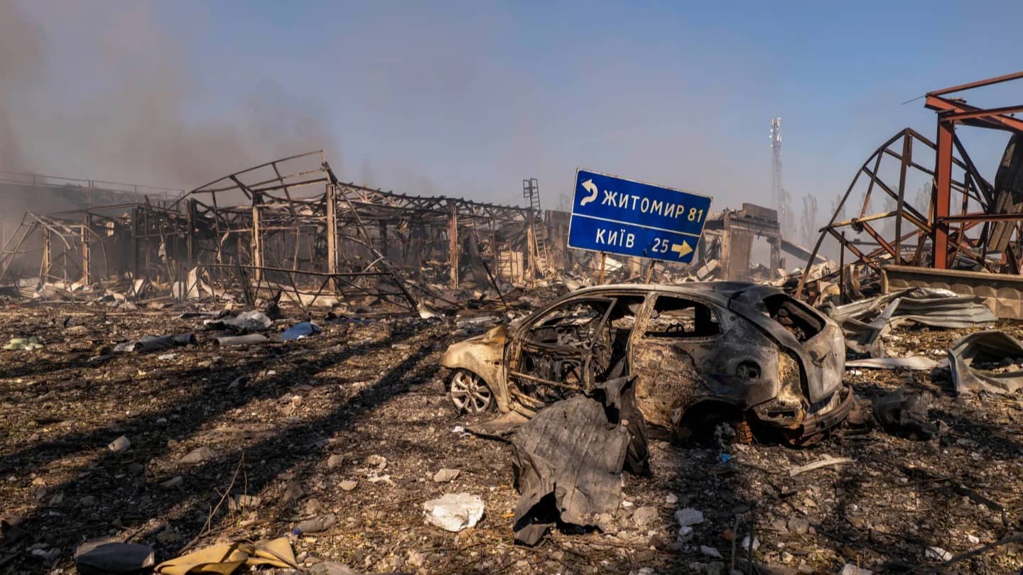 37 Killed, Dozens Injured After Russian Drone Strike Triggers Massive Warehouse Explosion Near Kyiv