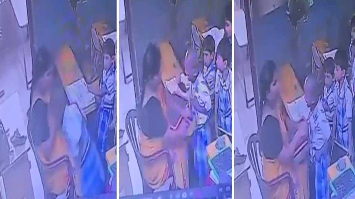 A six-year-old LKG student died family alleges teacher beats boy