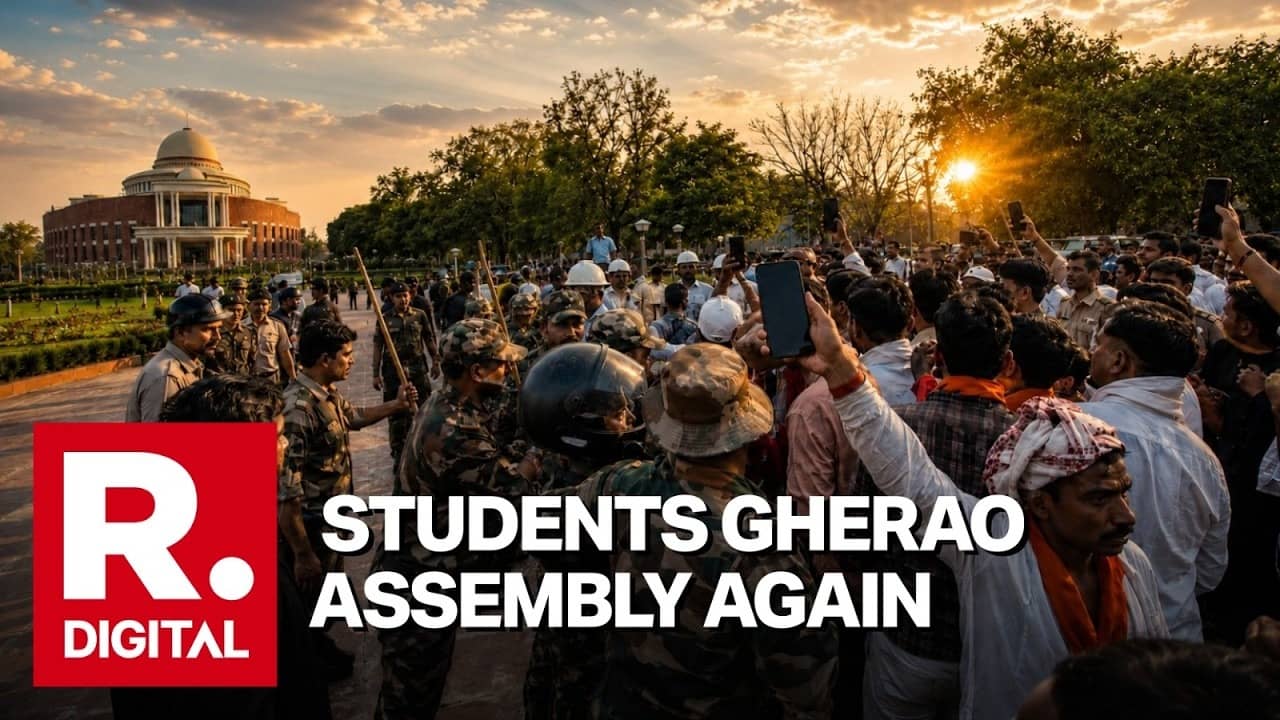 ABVP student protest