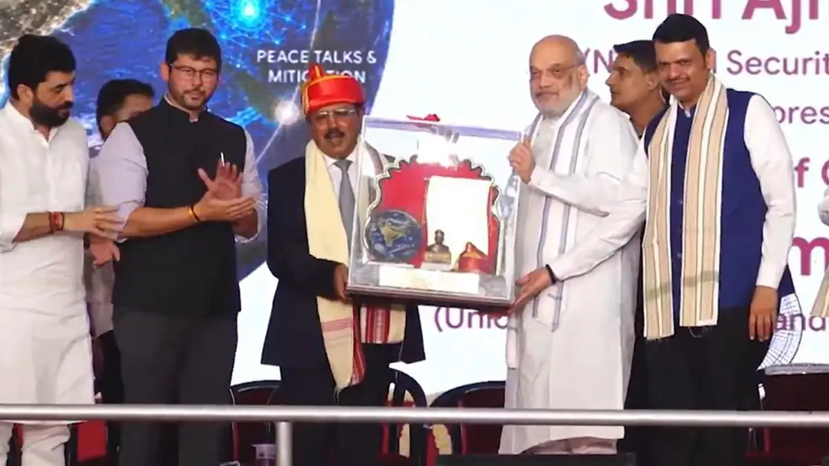 'Ajit Doval Was PM Modi’s First Appointment in 2014, Even Before Principal Secy': Amit Shah Presents National Award To NSA 'Ajit Doval Was PM Modi’s First Appointment in 2014, Even Before Principal Secy': Amit Shah Presents National Award To NSA