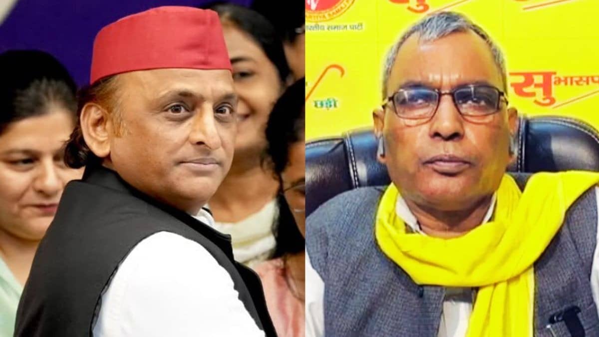 Akhilesh Yadav OP Rajbhar 