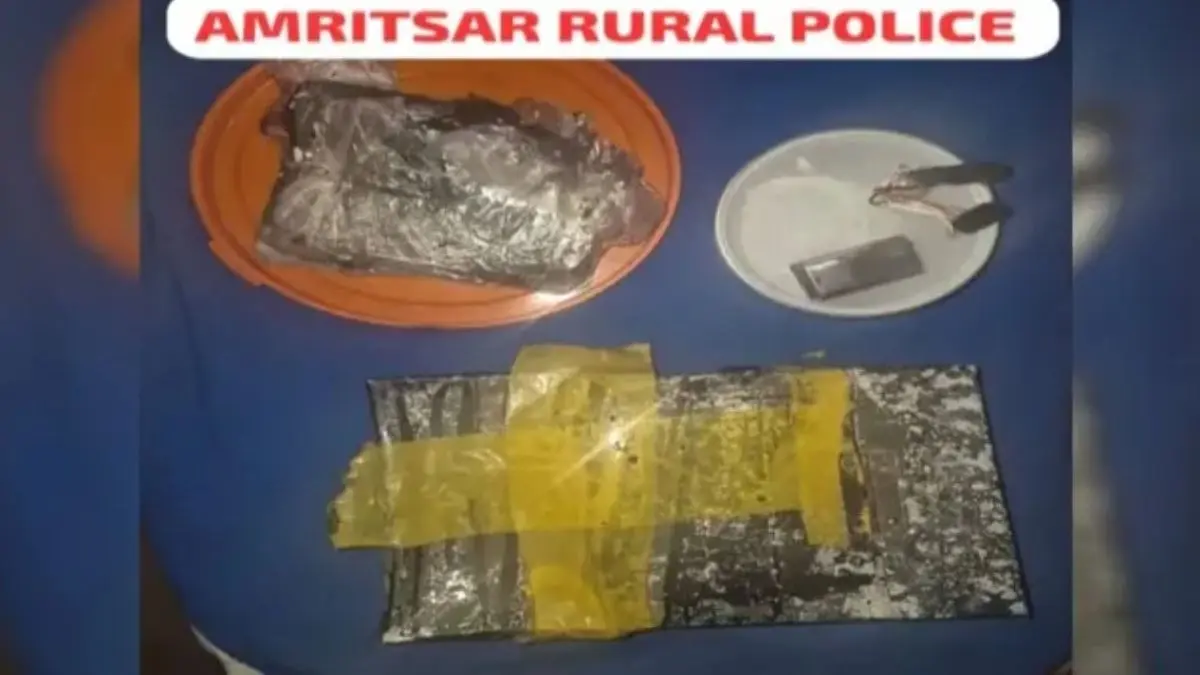 पंजाब में आतंकी साजिश फिर नाकाम; अमृतसर में 690 ग्राम IED बरामद, पुलिस प्रतिष्ठान था निशाने पर Amritsar punjab IED 690 grams