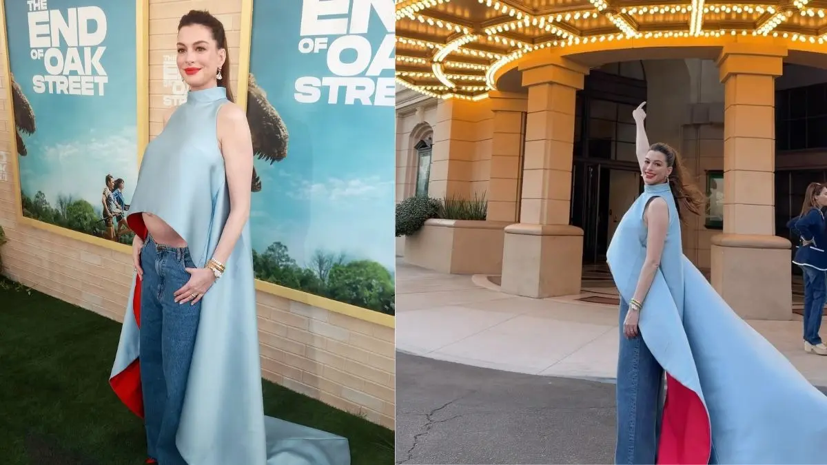 Anne Hathaway's Subtle Reply To Trolls Questioning Her Pregnancy, Says 'Fake Hair Real Bump' Anne Hathaway's Subtle Reply To Trolls Questioning Her Pregnancy